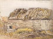 Samuel Palmer, A Barn with a Mossy Roof